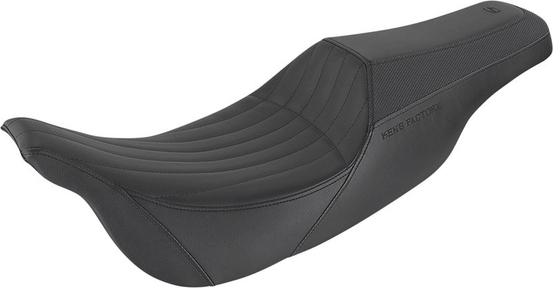 Saddlemen Seat Ken's Factory Pro Series Front Gripper/Rear Smooth Black - KEN80807