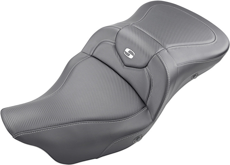 Saddlemen Extended Reach Road Sofa Seat Carbon Fiber Heated - 808-07B-186HCT
