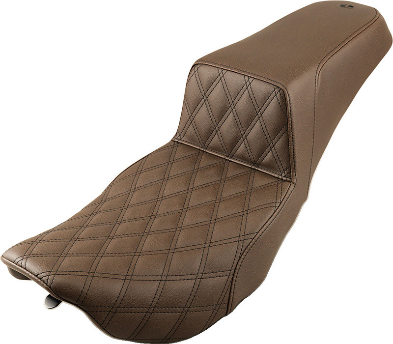 Saddlemen Step-Up Seat Front Lattice Stitch Brown - 897-06-172BR
