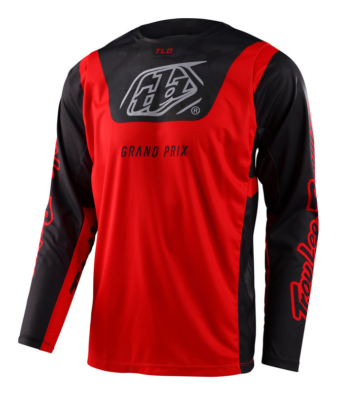 Troy Lee Designs GP Pro Blends Camo Red Black Jersey