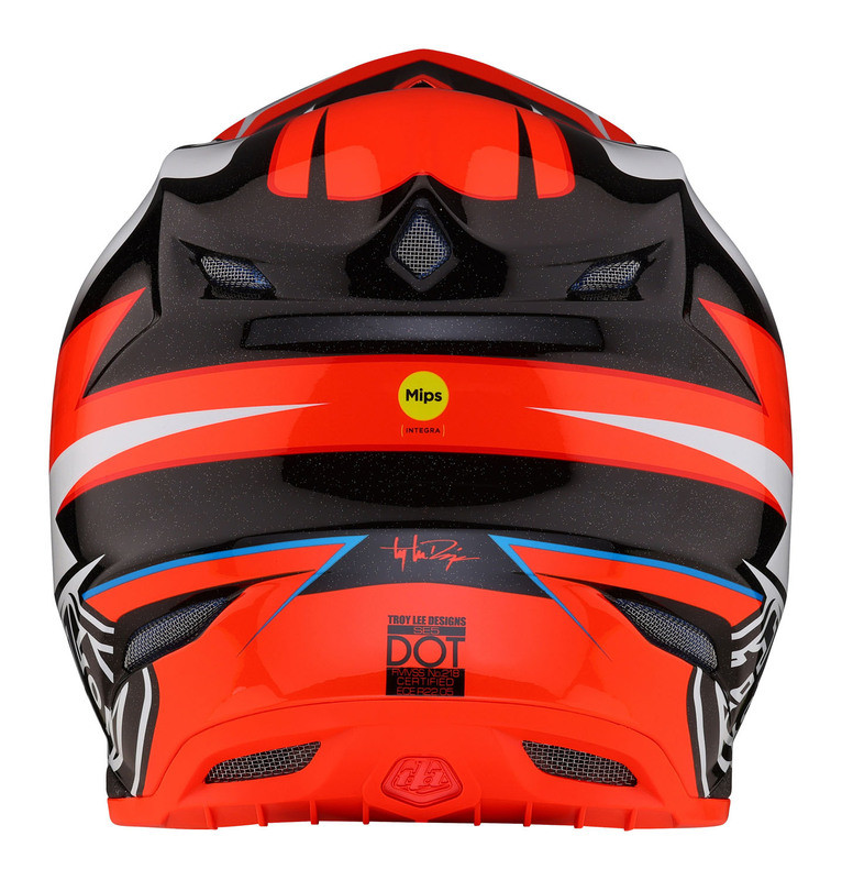 Troy Lee Designs SE5 Composite Saber Neon Red Helmet