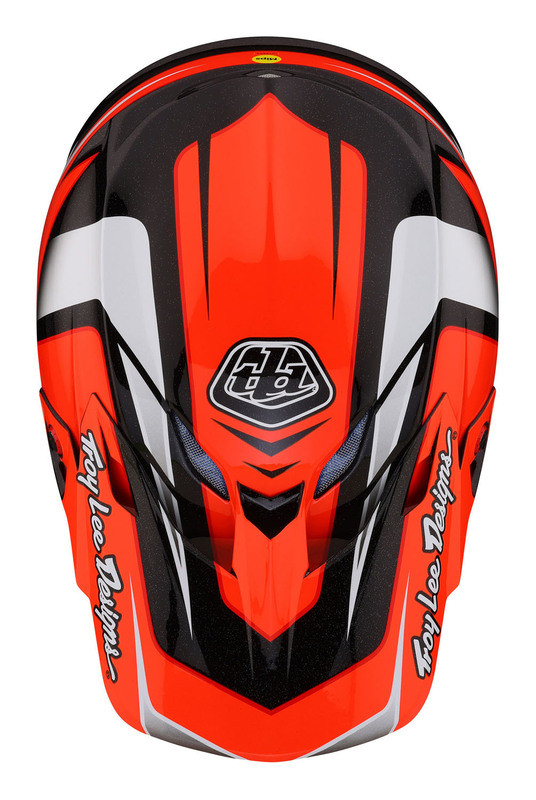Troy Lee Designs SE5 Composite Saber Neon Red Helmet