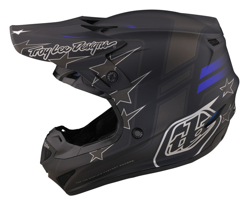 Troy Lee Designs SE4 Polyacrylite Flagstaff Black Helmet