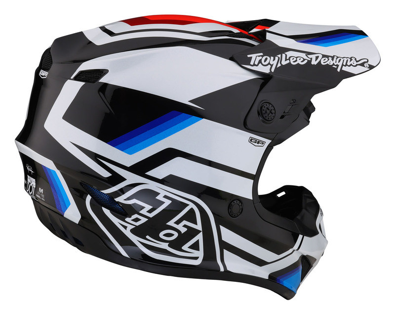 Troy Lee Designs GP Apex White Blue Helmet