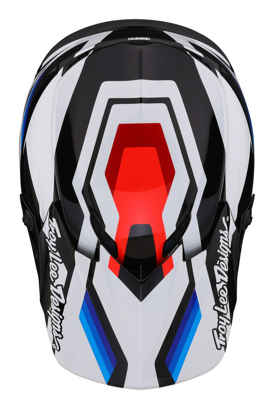 Troy Lee Designs GP Apex White Blue Helmet