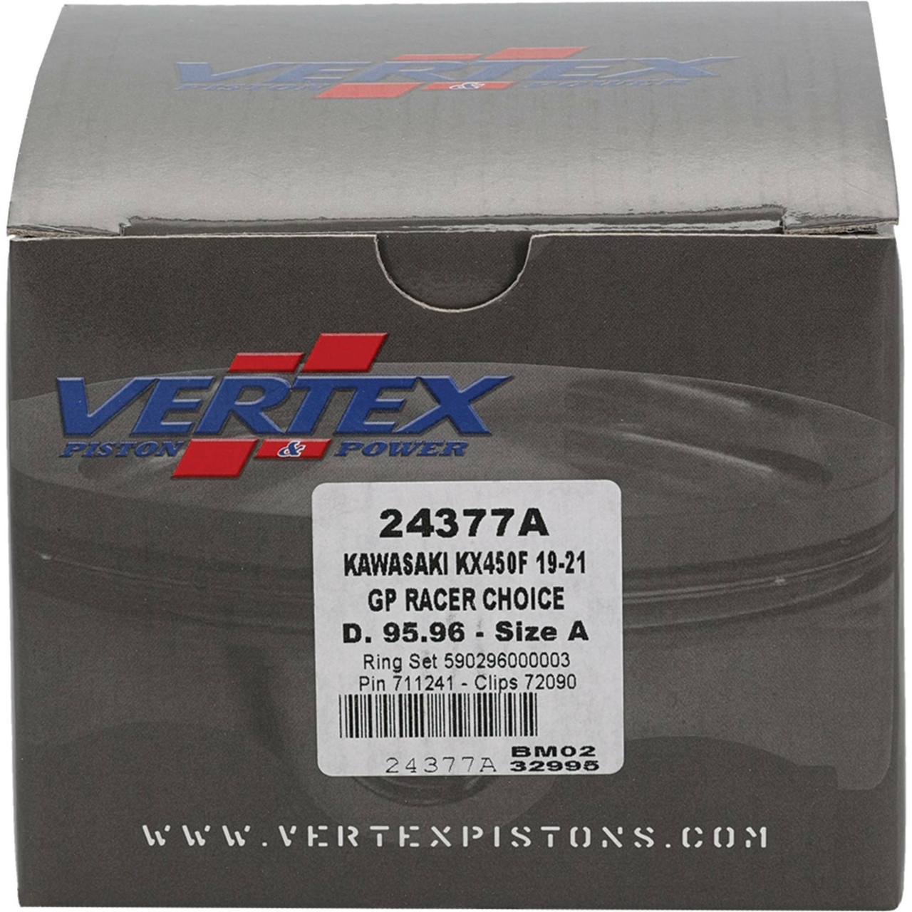 Vertex Piston Kit Gp Rc Forged 95.96/Std 13.0:1 Kaw - 24377A