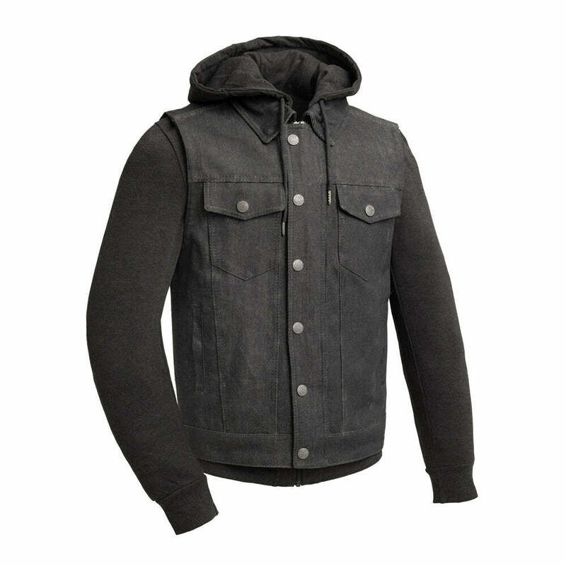 First Manufacturing Rook Base Layer Black Denim Vest