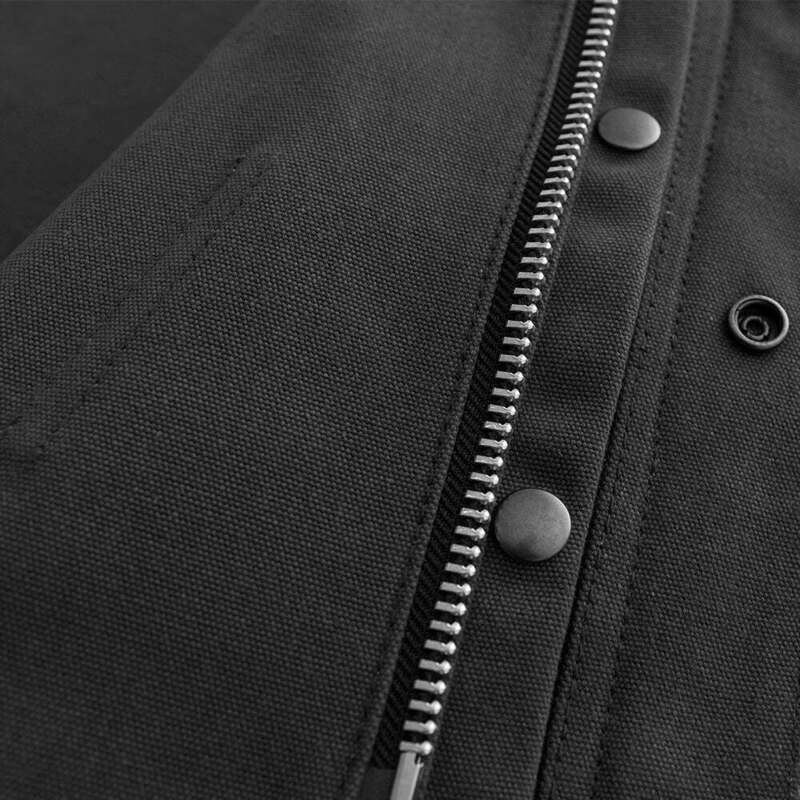 First Manufacturing Lowside Black Twill Vest