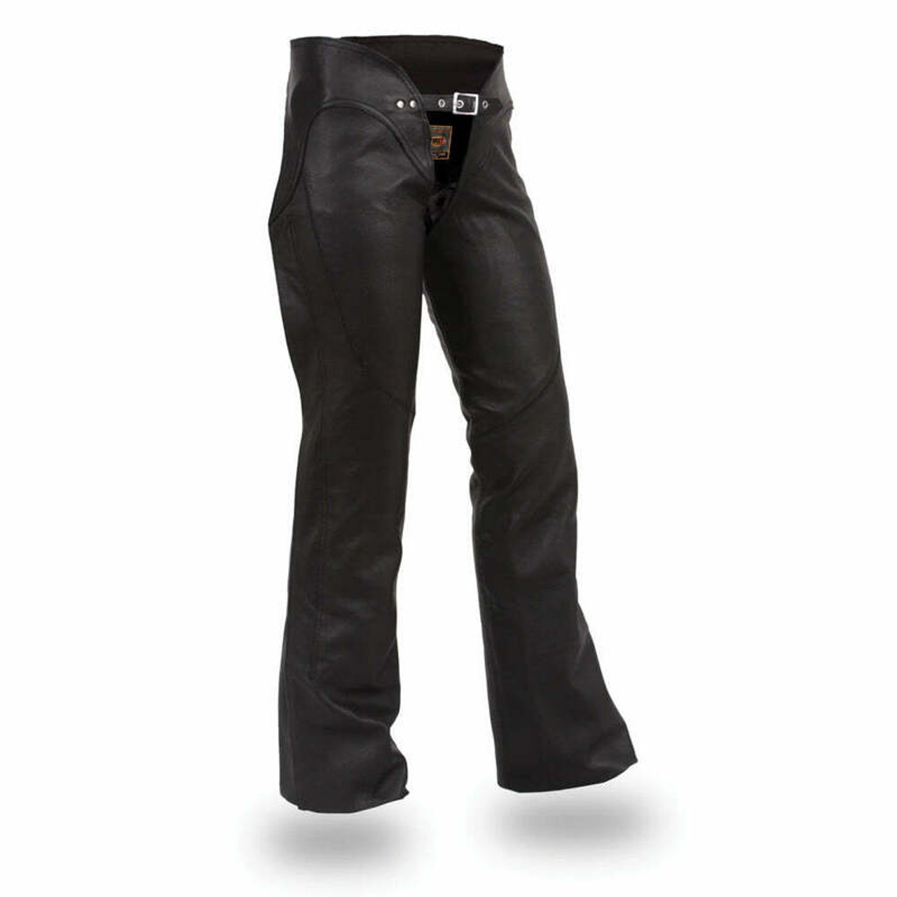 Vance Leather VL806S Mens and Womens All Season Black Zip-out Pants Style Leather  Motorcycle Chaps - YouTube