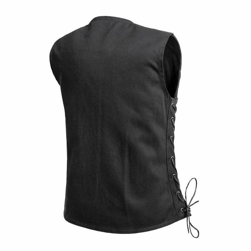 First Manufacturing Tiff Womens Black Twill Vest