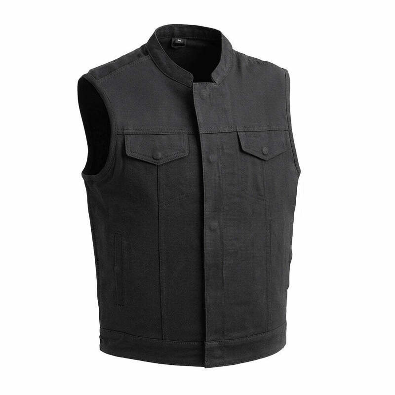 First Manufacturing Havoc Black Twill Vest