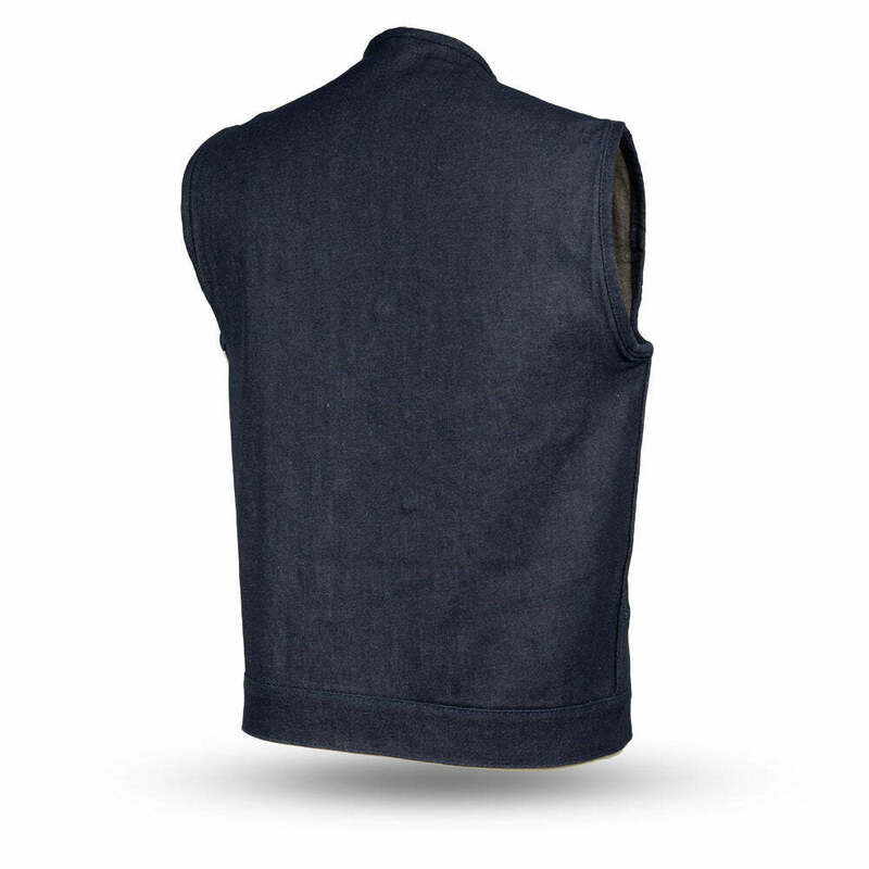 First Manufacturing HayWood Blue Denim Vest