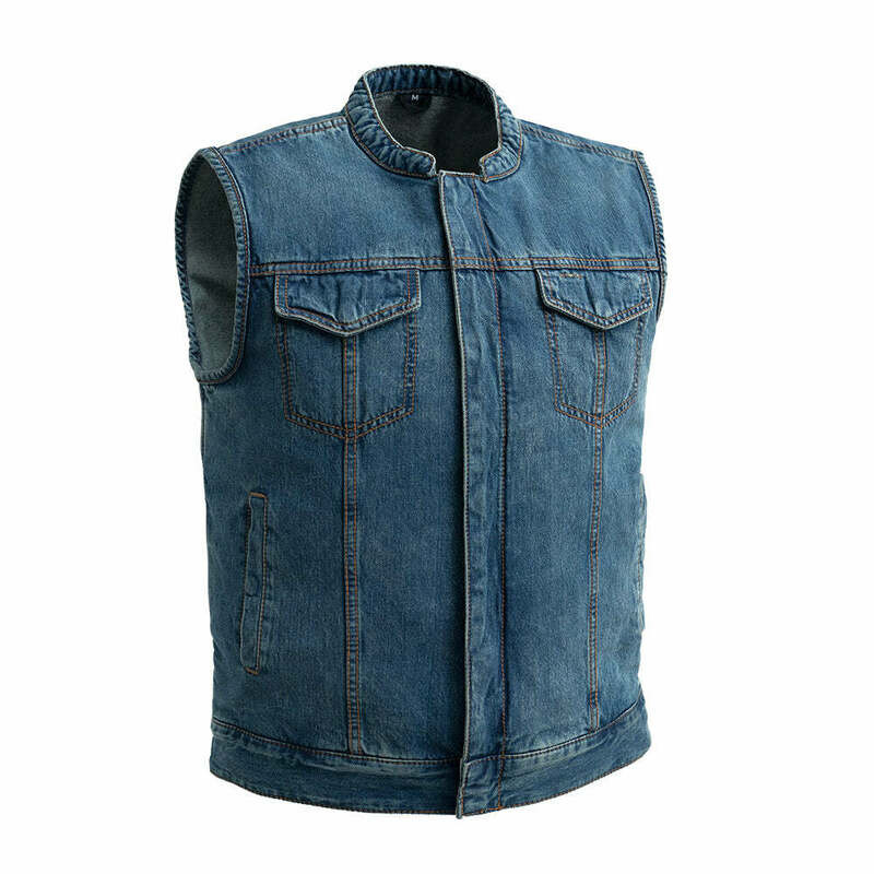 First Manufacturing Havoc Blue Demin Vest