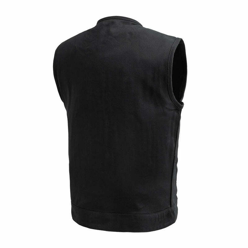 First Manufacturing No Limit Black Twill Vest