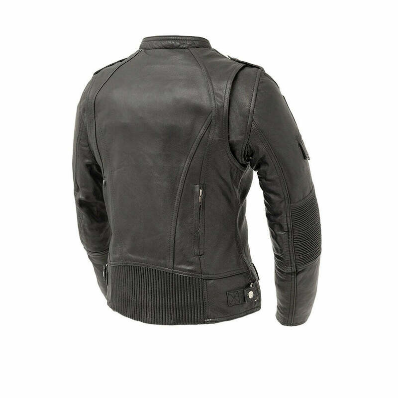 First Manufacturing Tantrum Black Leather Jacket