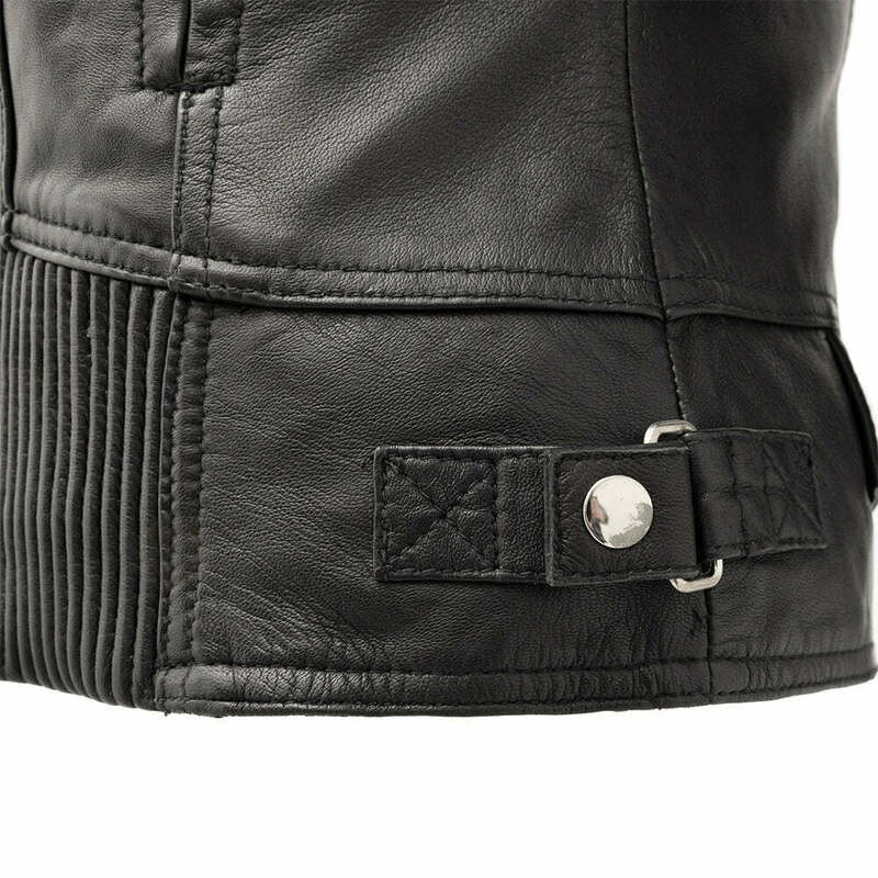 First Manufacturing Tantrum Black Leather Jacket