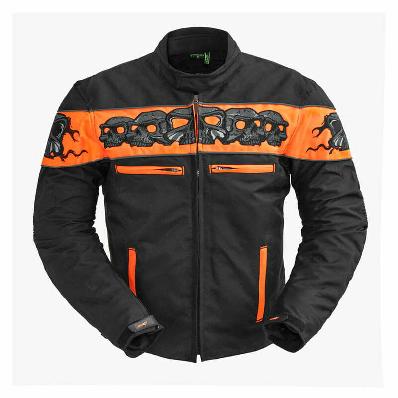 First Manufacturing Immortal Black Orange Codura Jacket