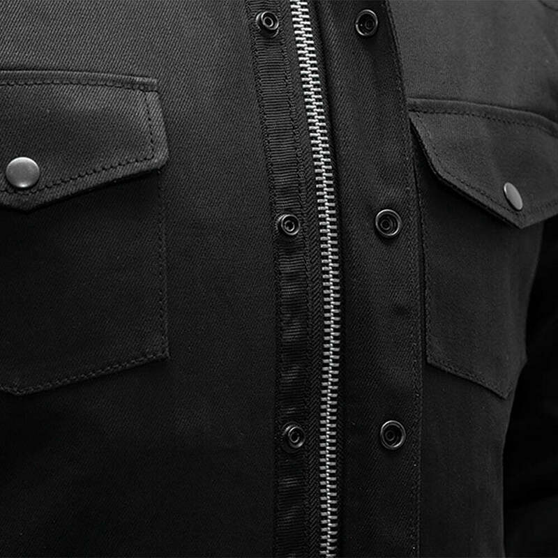 First Manufacturing Equalizer Black Denim Shirt