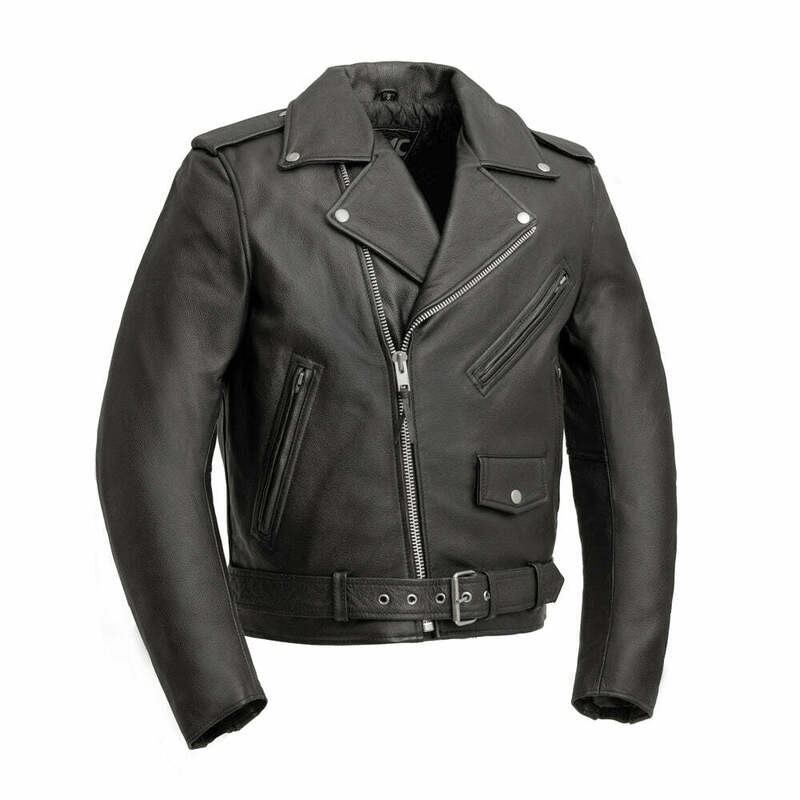 First Manufacturing Superstar Black Leather Jacket