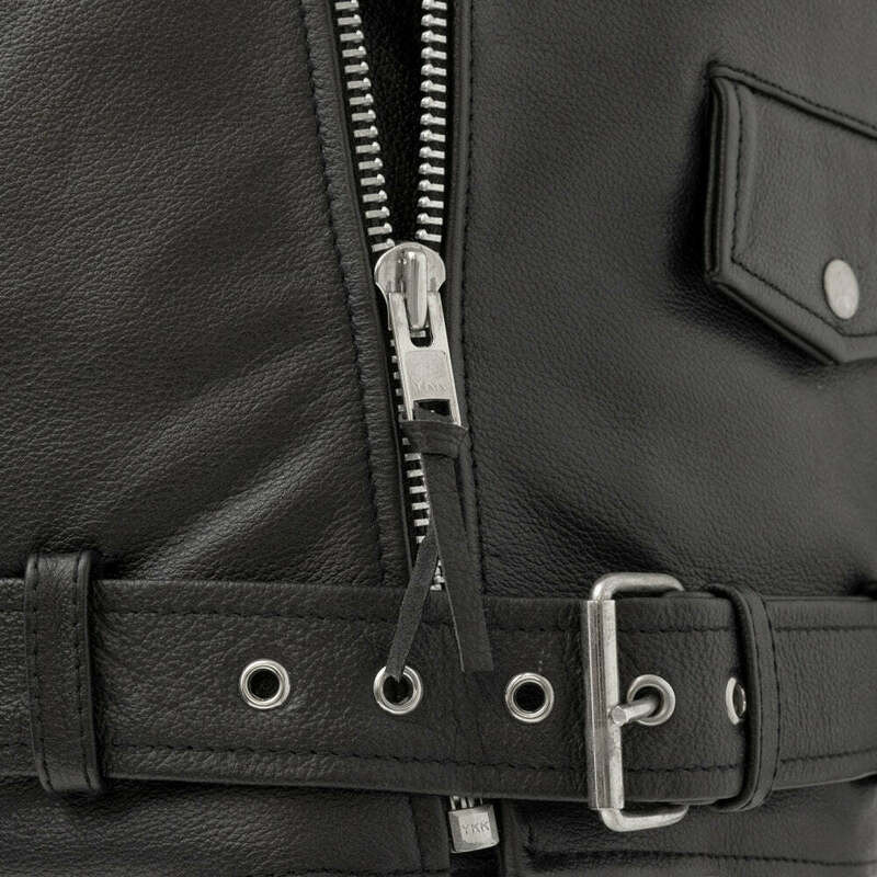 First Manufacturing Superstar Black Leather Jacket