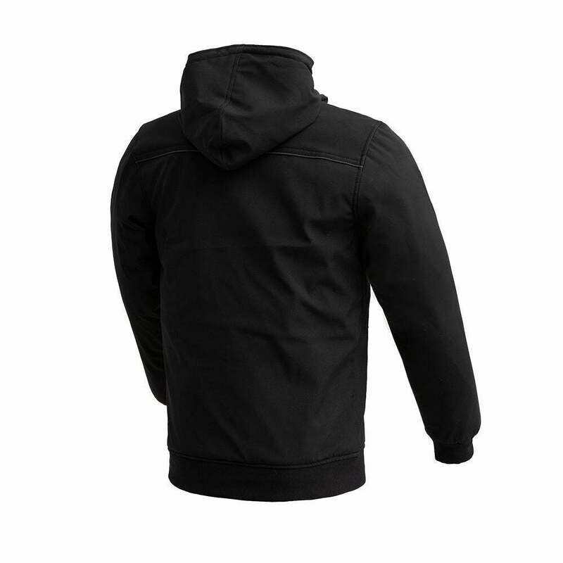 First Manufacturing Reign Breathable Armored Black Rain Jacket