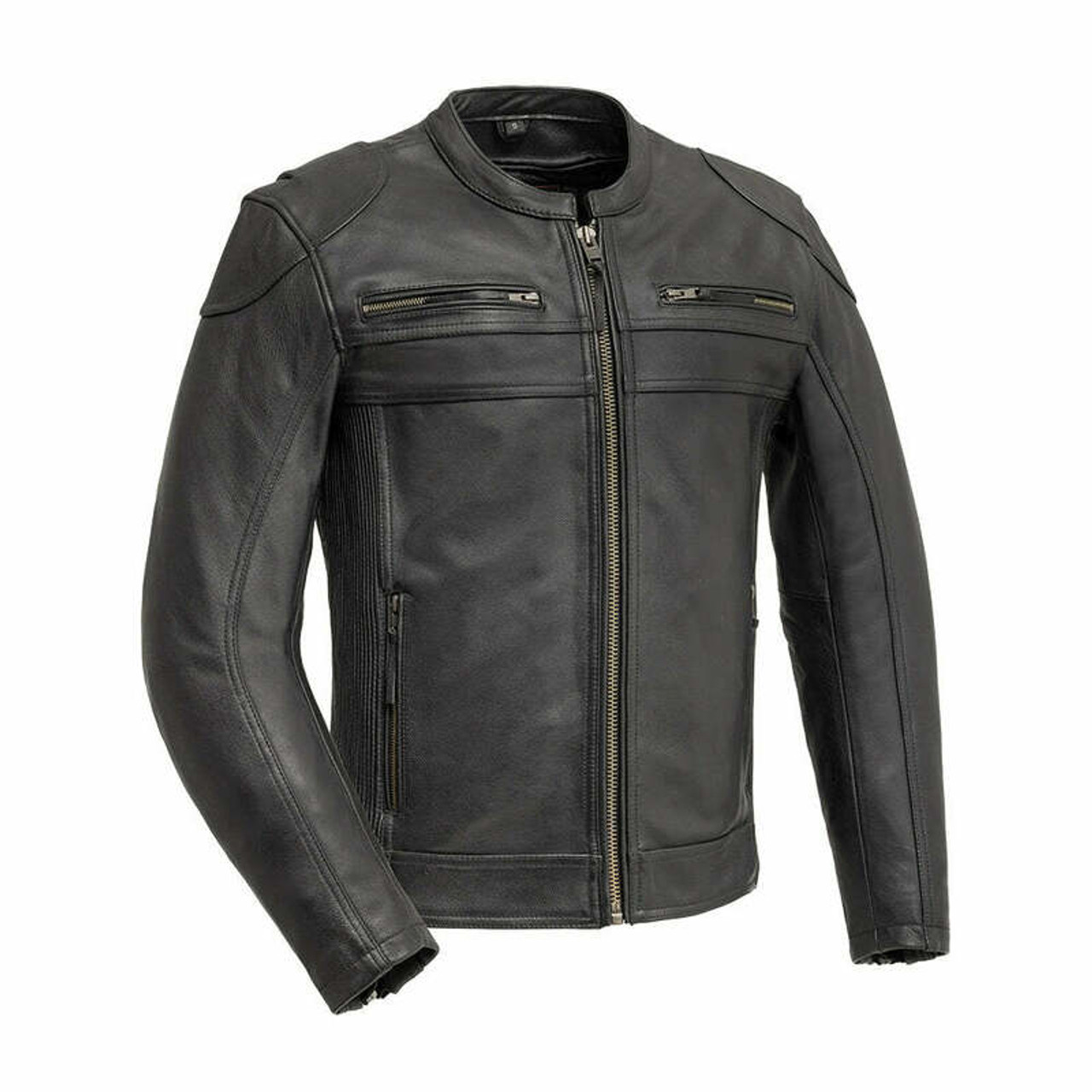 First Manufacturing Nemesis Black Leather Jacket