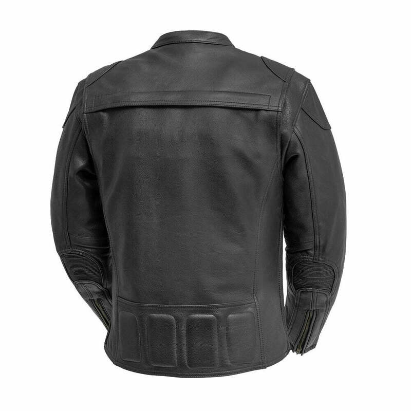 First Manufacturing Nemesis Black Leather Jacket