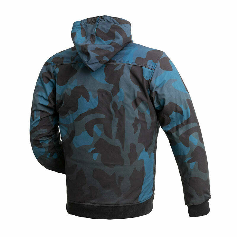 First Manufacturing Reign Breathable Armored Blue Camo Rain Jacket