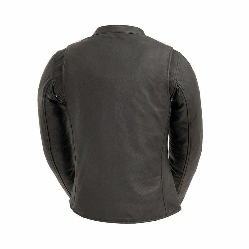 First Manufacturing Flashback Black Leather Jacket