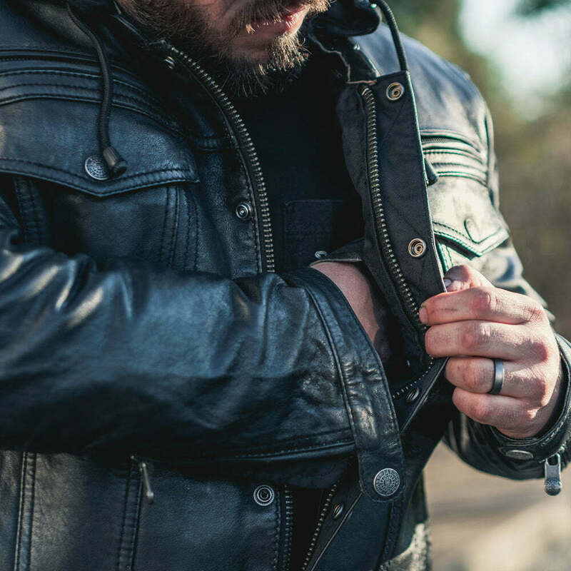 ジャケット・アウター archive FACTOTUM Leather rides jacket FACTOTUM（ファクトタム） 革ジャン ライダース 「FACTOTUM