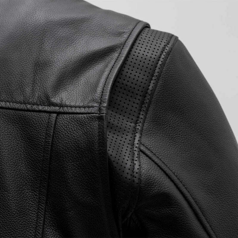 First Manufacturing Rocky Black Leather Jacket