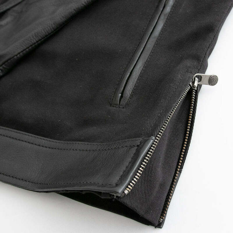 First Manufacturing Daredevil Black Twll Leather Jacket
