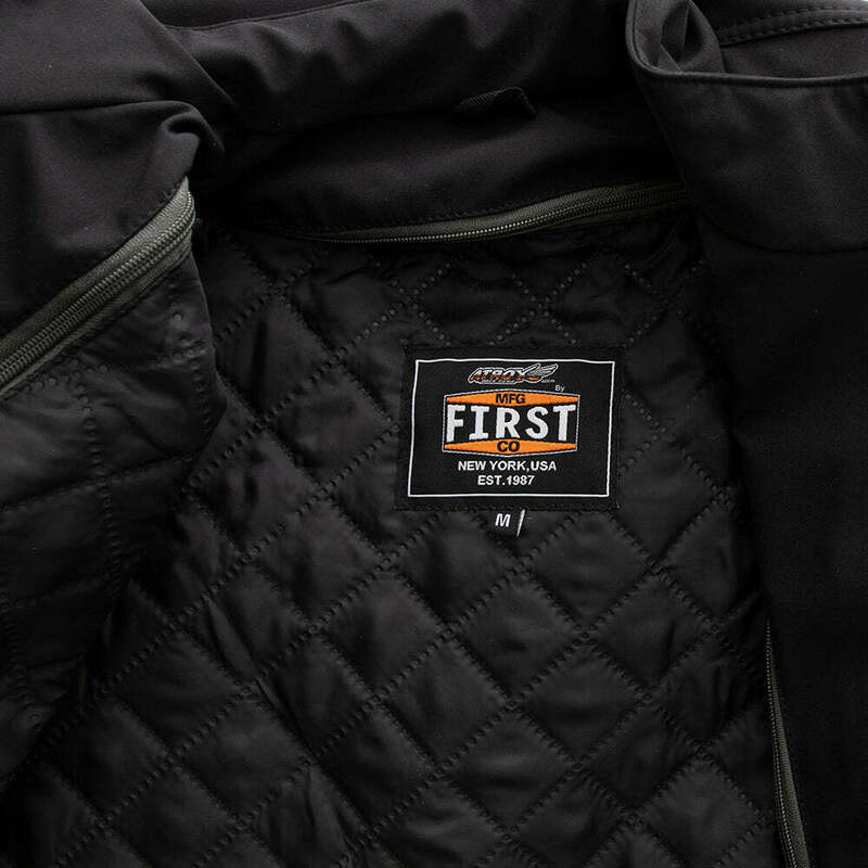 First Manufacturing Furnace Breathable Black Heated Jacket