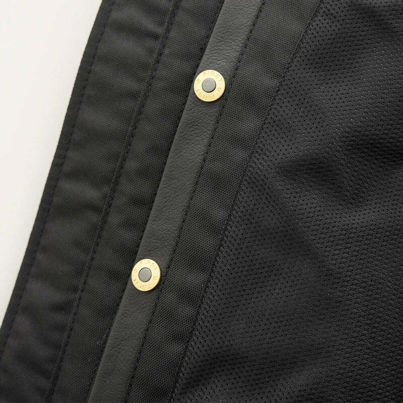 First Manufacturing Titan Black Leather Jacket