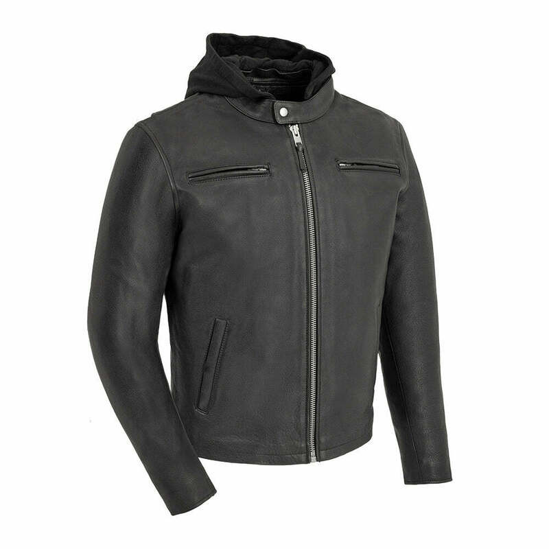 First Manufacturing Street Cruiser Black Leather Jacket