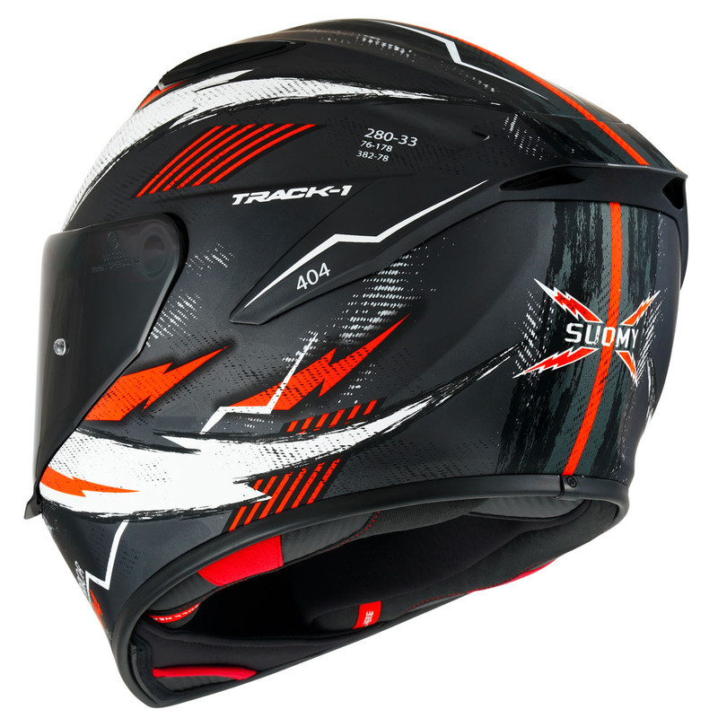Suomy Track-1 404 Anthracite Red Helmet