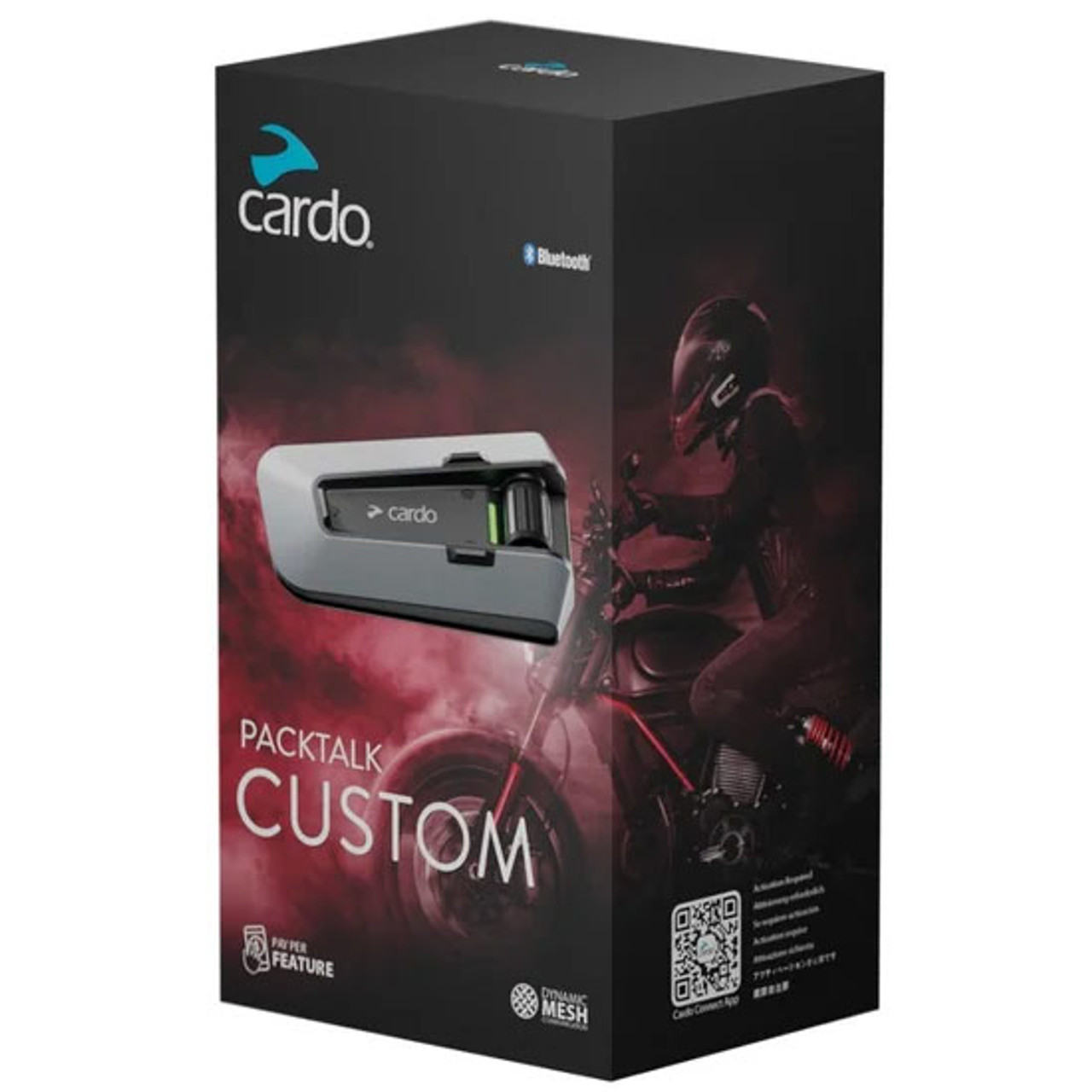 Cardo Packtalk Custom Bluetooth Headset Single