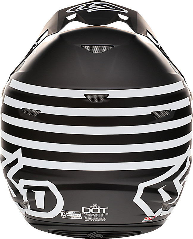 6D ATR-2 Tactical Black Helmet