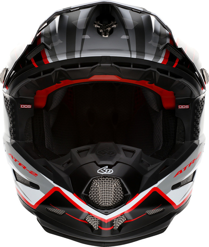 6D ATR-2 Phase White Red Helmet