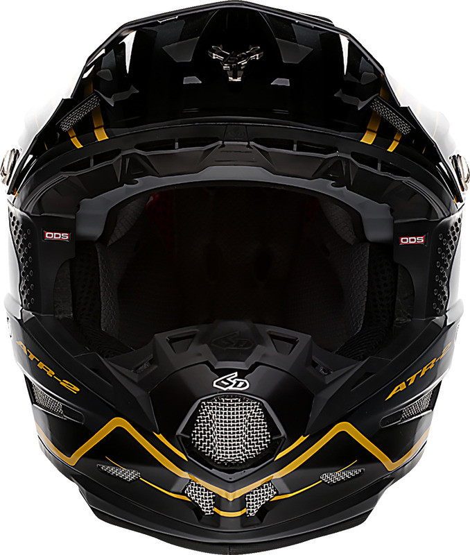 6D ATR-2 Phase Black Gold Helmet