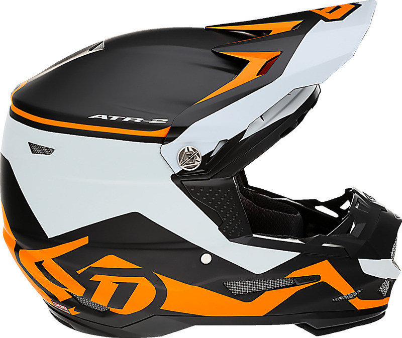 6D ATR-2 Drive Neon Orange Helmet