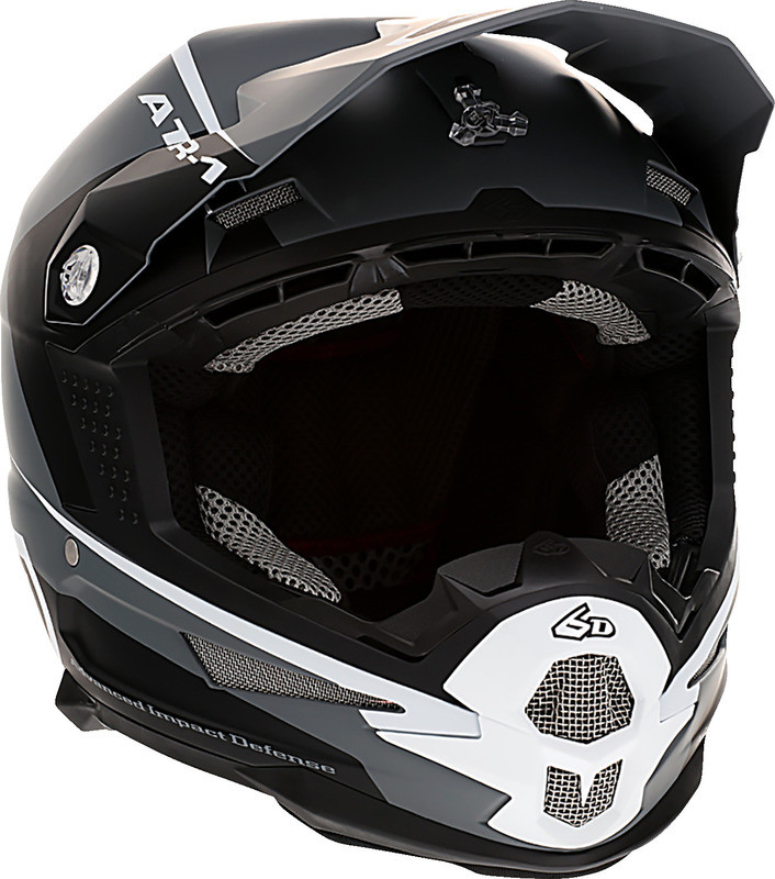 6D ATR-1 Stealth White Helmet