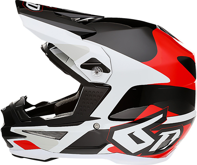 6D ATR-1 Apex Red Helmet