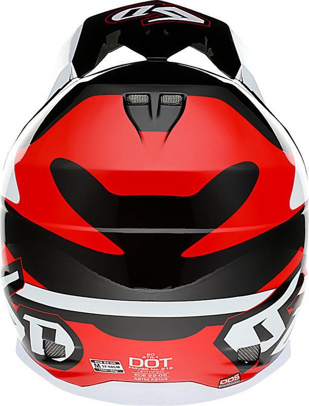 6D ATR-1 Apex Red Helmet