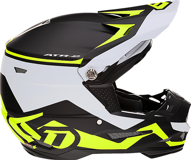6D ATR-2 Drive Neon Yellow Helmet