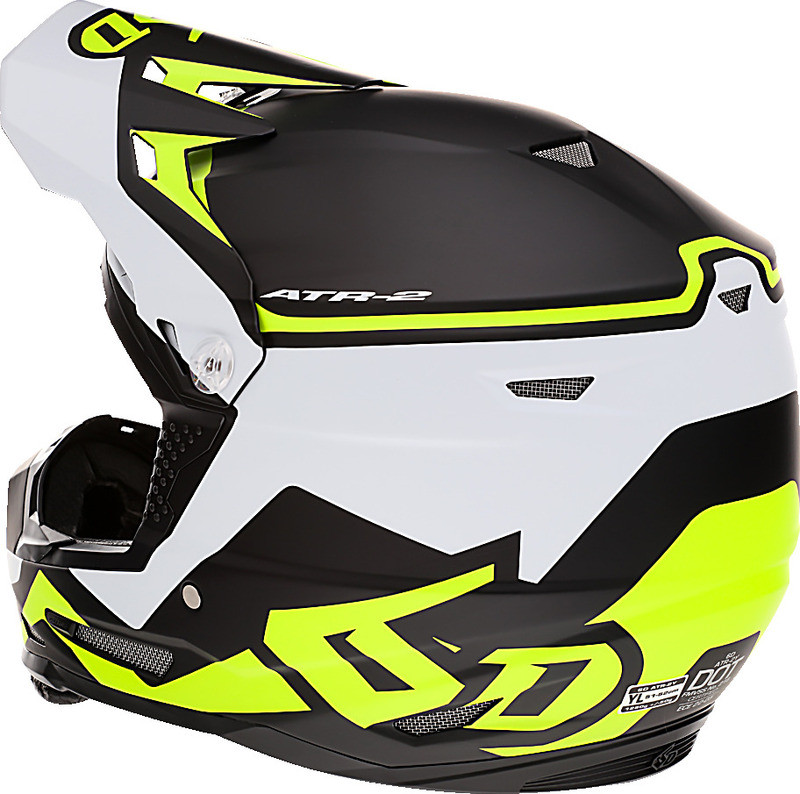 6D ATR-2Y Drive Neon Yellow Helmet
