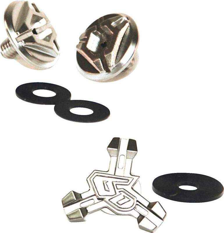6D ATR Chrome Visor Screws