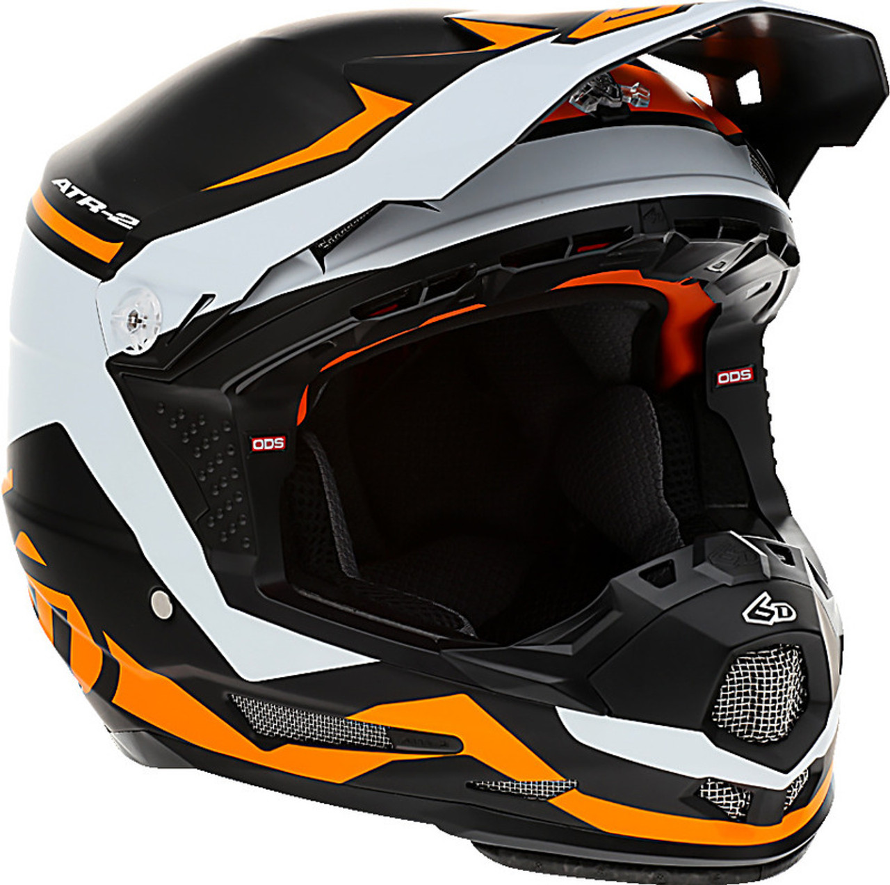 6D ATR-2Y Drive Neon Orange Helmet