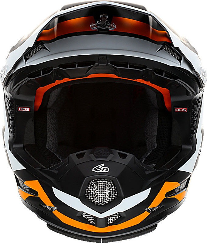 6D ATR-2Y Drive Neon Orange Helmet