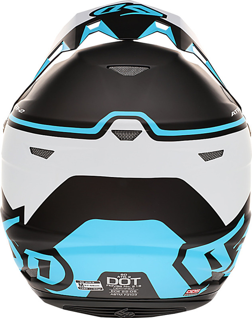 6D ATR-2 Drive Cyan Helmet